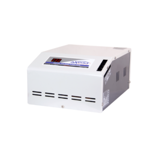 AXVOLT 5 KVA Digital Four Step (4 Relay) Booster Voltage Stabilizer for AC Up to 2.0 Ton