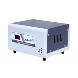 AXVOLT Grid 1 KVA Computer Voltage Corrector with Three Output Sockets